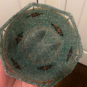 Handcrafted Beaded Decorative Bowl